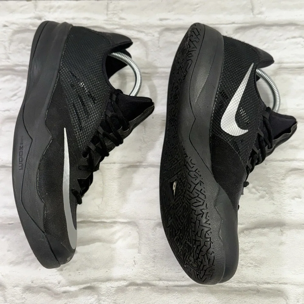 Nike Zoom Run The One Anthracite Men's Sz 11.5 Black Athletic Running Shoes Logo